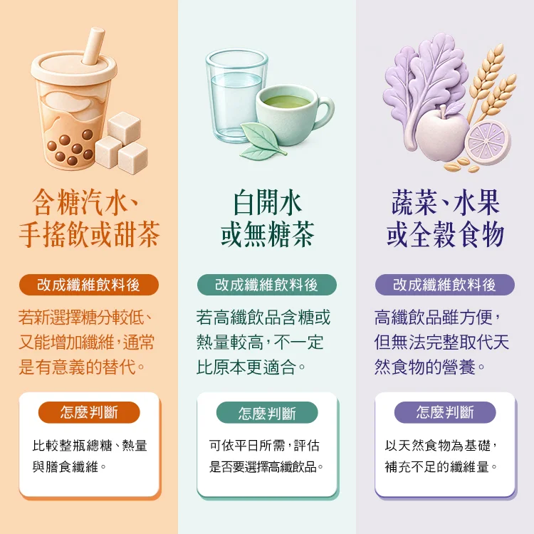 纖維飲料真的比較健康嗎?