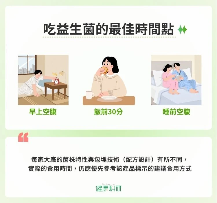 吃益生菌的最佳時機